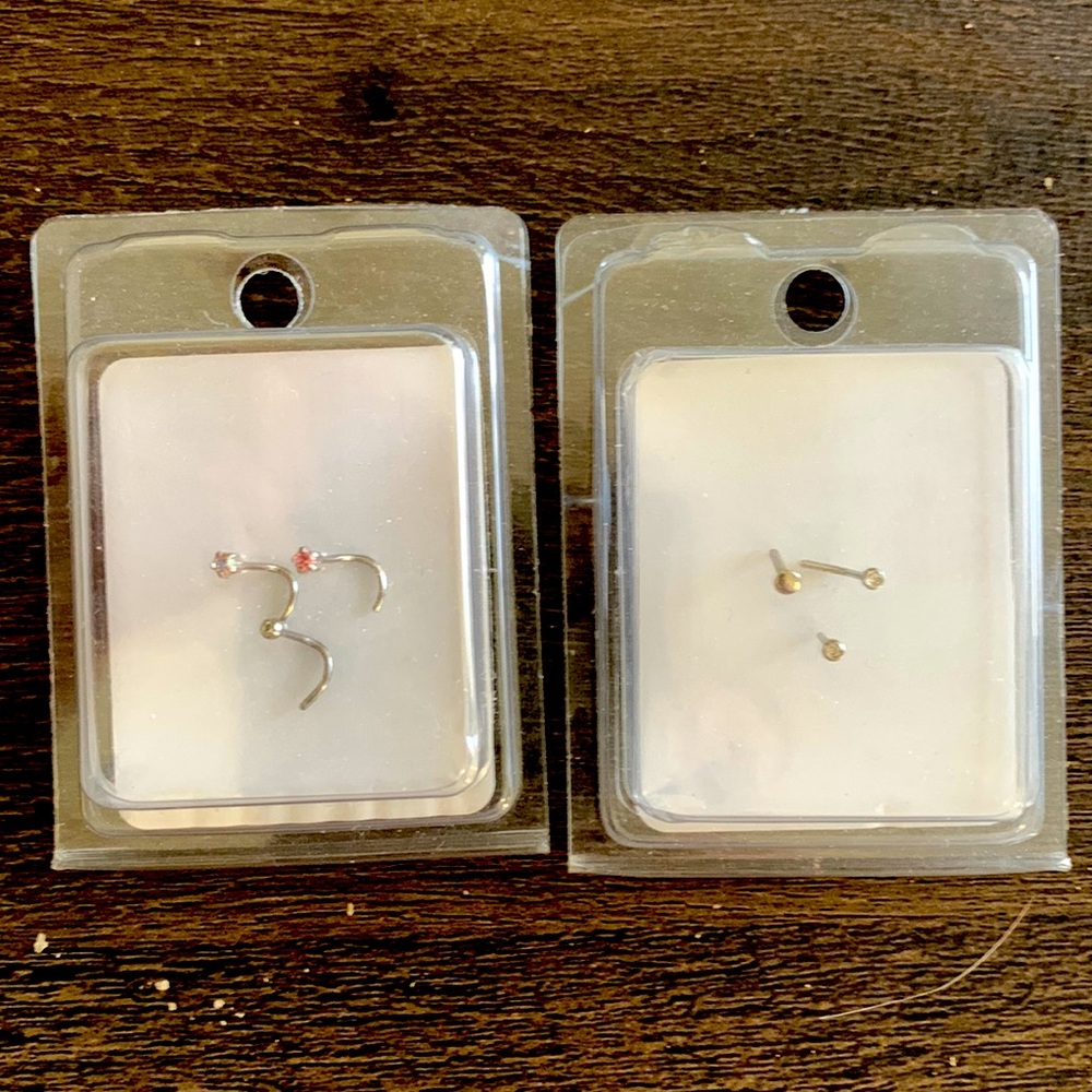 Nose Rings L-Rings Surgical Steel